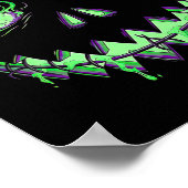 Poster Citrouille effrayant Jack-o'-lantern Enfants d'Hal (Coin)