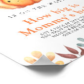 Poster Citrouille en casquette Quelle taille est le jeu d (Coin)