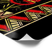 Poster Citrouille Étiquette Antique marque de papillon (Coin)