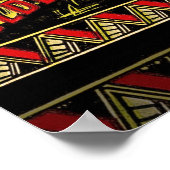 Poster Citrouille Étiquette Antique marque de papillon (Coin)