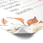 Poster Citrouille Fall Old Wives Tales Gender Reveve Boar (Coin)