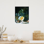 POSTER CITROUILLE, FRUITS ET VERRE (Cuisine)