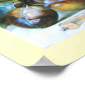 POSTER CITROUILLE, FRUITS ET VERRE (Coin)