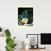 POSTER CITROUILLE, FRUITS ET VERRE (Bureau à domicile)