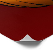 Poster Citrouille Halloween Fiery (Coin)