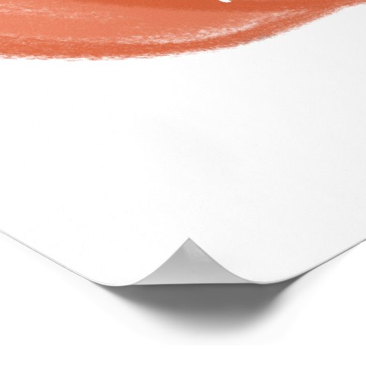 Poster Citrouille Hello (Coin)