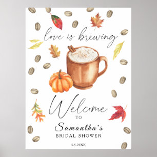 Poster Citrouille Latte Bridal