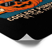 Poster Citrouille Le Plus Cool Dans Le Patch Enfants Garç (Coin)