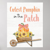 Poster Citrouille le plus fou dans l'affiche du patch (Devant)