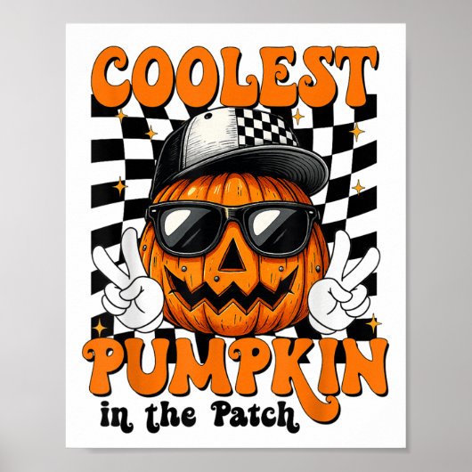 Poster Citrouille le plus froid dans le Patch Chemise Hal (Devant)