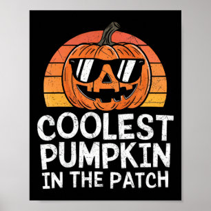 Poster Citrouille le plus froid dans le Patch Halloween A
