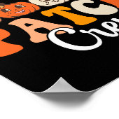 Poster Citrouille Patch Crew Correspondance famille Super (Coin)