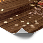 Poster Citrouille Patch Rustique String Lights Baby Welco (Coin)