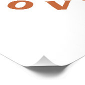 Poster Citrouille pie citations mignonne automne saison e (Coin)