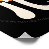 Poster Citrouille Pie Math Funny Halloween (Coin)