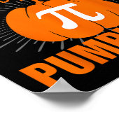 Poster Citrouille Pie Math Halloween Pi Jour Costume Homm (Coin)