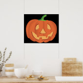 Poster Citrouille pour Halloween 1 (Cuisine)