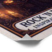 Poster Citrouille Rock’N Roll - Carte Tarot Gothiq (Coin)