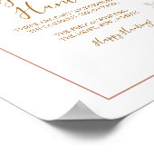 Poster Citrouille Rustic Boho Fall In love Baby Sock Hunt (Coin)