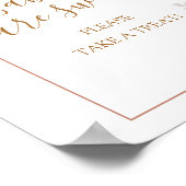 Poster Citrouille Rustic Boho Fall In love Les bébés sont (Coin)