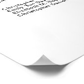 Poster Citrouille rustique Siège alphabétique Mariage d'a (Coin)