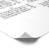 Poster Citrouille rustique Siège alphabétique Mariage d'a (Coin)