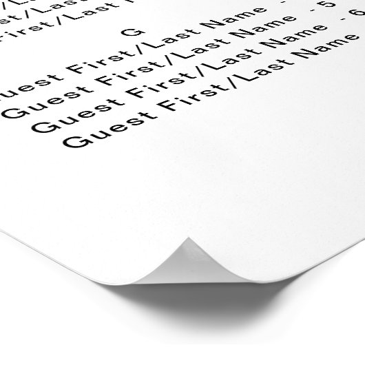 Poster Citrouille rustique Siège alphabétique Mariage d'a (Coin)