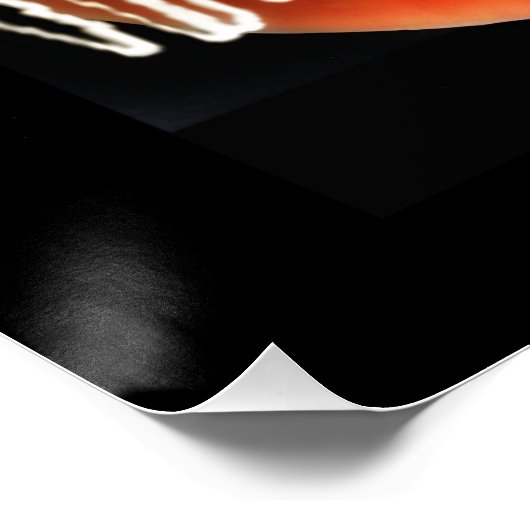 Poster Citrouille Scare-Wht (Coin)