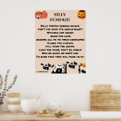 POSTER CITROUILLE SILLY (Cuisine)