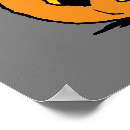 Poster Citrouille Snoopy & Woodstock (Coin)