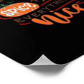 Poster Citrouille Spice Girl (Coin)