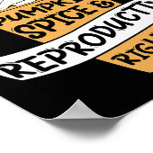 Poster Citrouille Spice Reproductive Rights Pro Choice Fe (Coin)