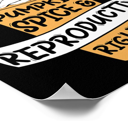 Poster Citrouille Spice Reproductive Rights Pro Choice Fe (Coin)