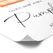 Poster Citrouille tarte - devine combien de citrouilles (Coin)