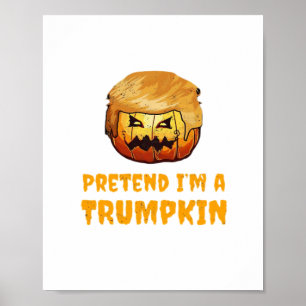 Poster Citrouille Trumpkin