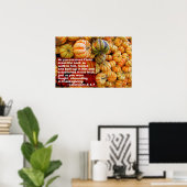 Poster Citrouilles avec Col 2 : 6-7 (Bureau à domicile)