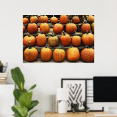 Poster Citrouilles d'automne (Bureau à domicile)