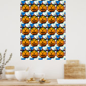 Poster Citrouilles de fleurs et sorcières (Cuisine)