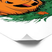Poster citrouilles de football d'automne (2) (Coin)