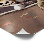 Poster Citrouilles de Schnauzer miniature Halloween (Coin)