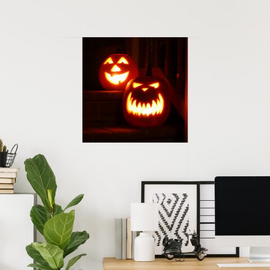 Poster Citrouilles d'Halloween (Bureau à domicile)