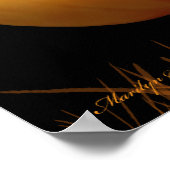 Poster Citrouilles d'Halloween et Jack-o-Lantern (Coin)