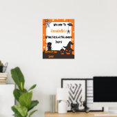 Poster Citrouilles d'Halloween Fête Orange (Bureau à domicile)