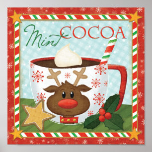 Poster Citrouilles d'Halloween sur le cimetière