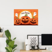 Poster Citrouilles Et Fantômes (Bureau à domicile)