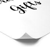 Poster Citrouilles et fleurs d'aquarelle modernes (Coin)