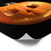 Poster Citrouilles pour Halloween. (Coin)