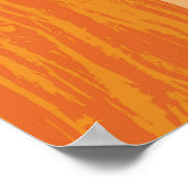 Poster Citrouilles sur triangle géométrique arrière - pla (Coin)