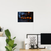 Poster Citrouilles sur un Porche (Bureau à domicile)