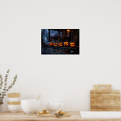 Poster Citrouilles sur un Porche (Cuisine)